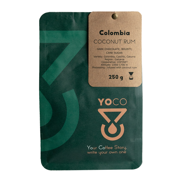 Colombia Coconut Rum | Filter coffee beans, 250g