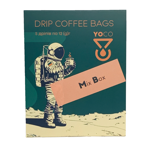 Діскавері мікс | 5 дріпів з моносортовою кавою 